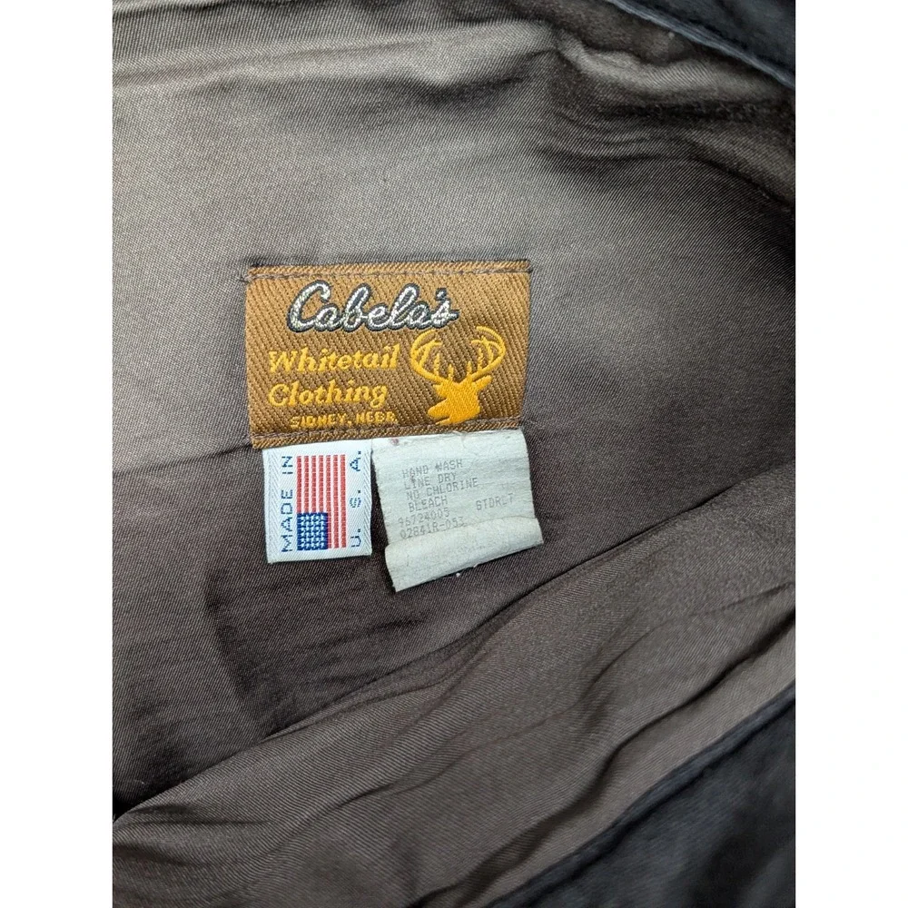 VTG Cabelas Pants Mens L Regular Real Tree Camo Goretex Whitetail Clothing USA
